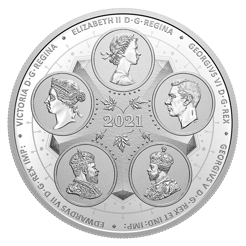 Buy 5 oz Silver Coin-The First 100 Years of Confederation, Canada